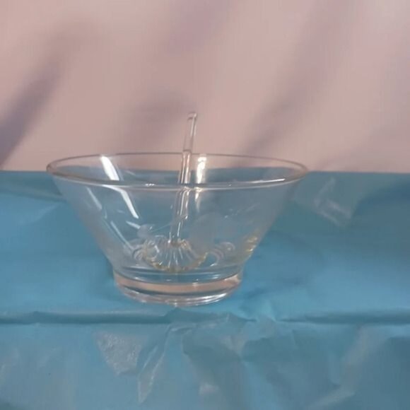 Princess house heritage set of 4 bowls plate and ladle - Picture 6 of 14